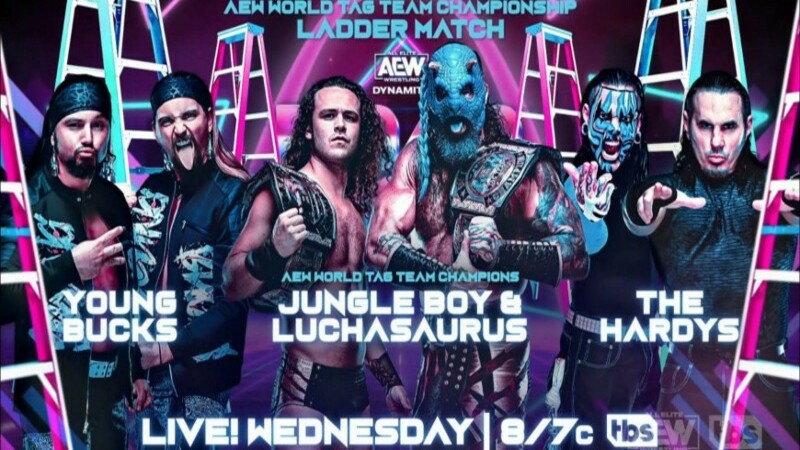 AEW Dynamite Road Rager The Hardy Young Bucks Jurassic Express